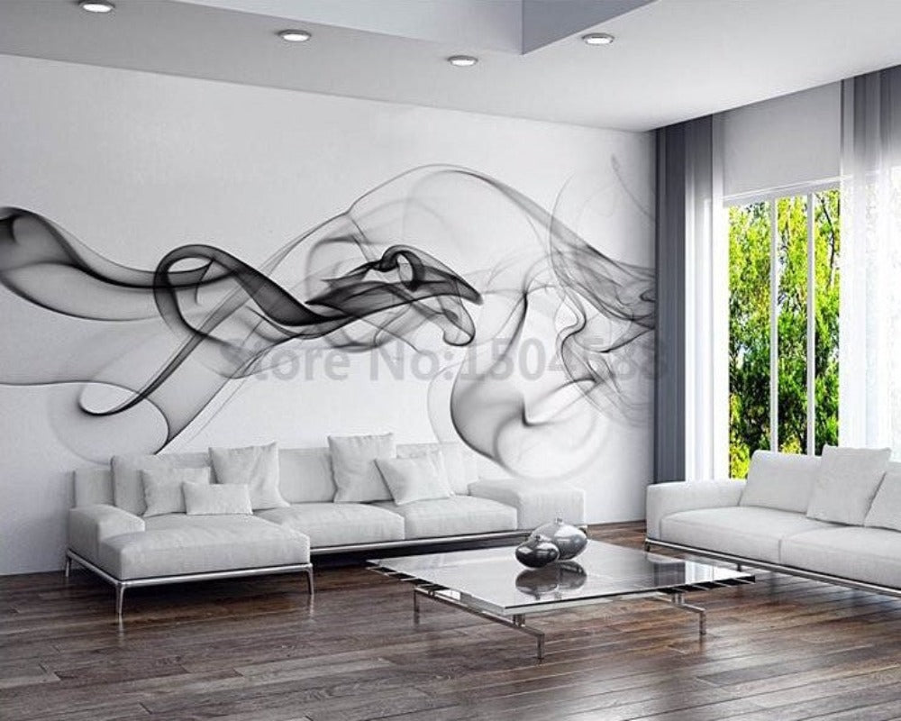 3D Wallpaper Abstract Smoke Art Marble